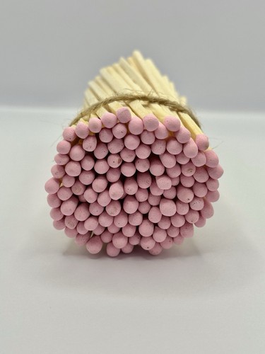 Pink tip matches 100 long - pink,