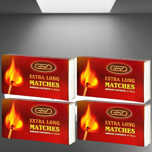 Gsd extra long matches - 4|,