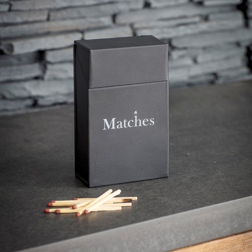 Steel vintage safety matchbox - steel,