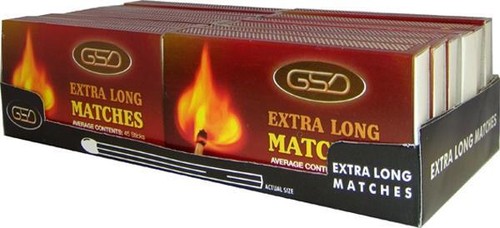 Gsd extra long safety matches - gsd,