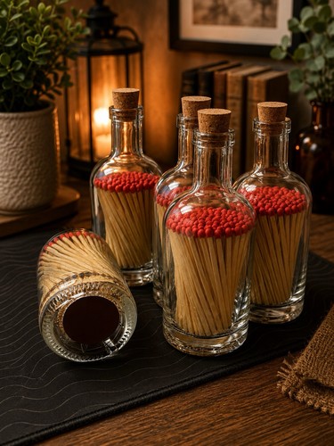 Matches bottle red - a, x